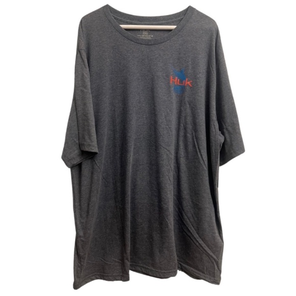 Huk Performance Fishing Marlin Graphic Tee — Charcoal Gray - Picture 2 of 2